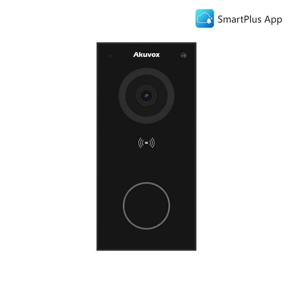 Akuvox E12S Video Doorbell with Smart Plus Cloud App (Lifetime Free license for 4 users)